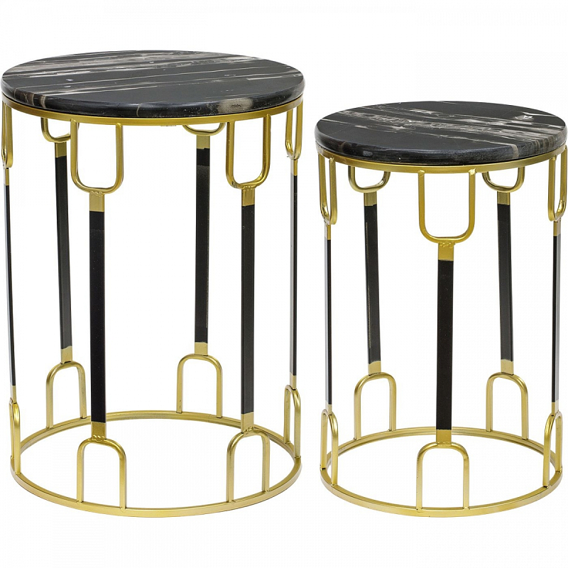 Приставной стол Dorius Side Table white marble high Латунь Черный Белый Мрамор Bianco Приставной стол Dorius Side Table white marble high Латунь Черный Белый Мрамор Bianco в Липецке | Loft Concept