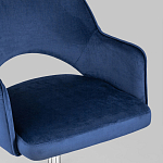 Кресло для компьютерного стола Veloury Blue варинант исполнения - 7 | Loft Concept в Липецке