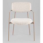 Стул Doe с подклокотниками молочный варинант исполнения - 4 | Loft Concept в Липецке