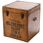 Сундук кожаный в винтажном стиле Brown Leather Chest варинант исполнения - 1 | Loft Concept в Липецке