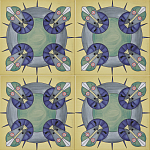 Плитка дизайнерская с узором Экипаж варинант исполнения - 2 | Loft Concept в Липецке