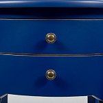 Синяя тумба на фигурных ножках Shelby варинант исполнения - 3 | Loft Concept в Липецке