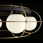 Люстра подвесная круглая с белыми плафонами Martin варинант исполнения - 4 | Loft Concept в Липецке