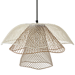 Подвесной светильник Beige Gold Mesh Lampshade Hanging Lamp варинант исполнения - 1 | Loft Concept в Липецке