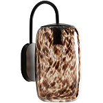 Бра с плафоном из янтарного стекла Amber Olmos Wall Lamp варинант исполнения - 1 | Loft Concept в Липецке