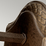 Бра для ванных комнат с прозрачным стеклянным плафоном в форме ананаса и декоративным основанием с рельефным узором Hinkley варинант исполнения - 7 | Loft Concept в Липецке