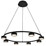 Люстра подвесная круглая черная Black Light Fixtures варинант исполнения - 1 | Loft Concept в Липецке