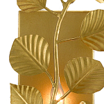 Бра золотого цвета с декором в виде ветки эвкалипта Eucalyptus Branches варинант исполнения - 1 | Loft Concept в Липецке