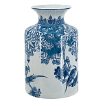 Ваза с мотивами цветущего сада с попугаями Vase Inspired by Nature варинант исполнения - 2 | Loft Concept в Липецке