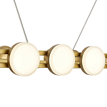 Люстра овальная с круглыми светодиодными источниками света Maxine Light варинант исполнения - 6 | Loft Concept в Липецке