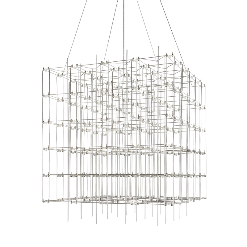 Подвесной светильник Fascinating Matrix Хром в Липецке | Loft Concept 