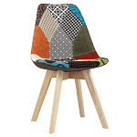 Стул с обивкой в стиле пэчворк Arvika варинант исполнения - 1 | Loft Concept в Липецке