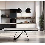 Стол обеденный раскладной керамический Natural Beauty Ceramics варинант исполнения - 5 | Loft Concept в Липецке