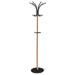 Вешалка с круглым основанием и черными металлическими крючками Industrial Metal Rust варинант исполнения - 1 | Loft Concept в Липецке