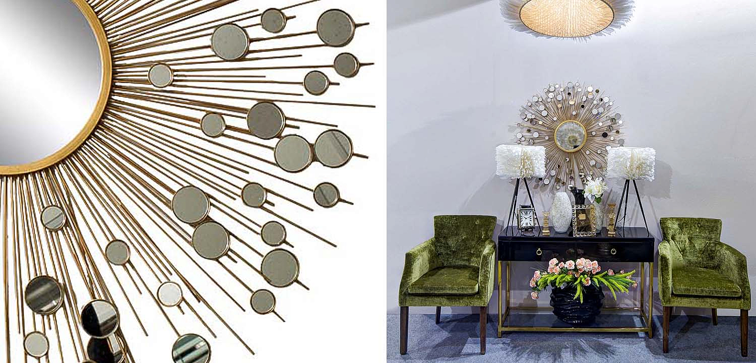 Зеркало-солнце Rays With Mirrors Зеркало-солнце Rays With Mirrors - Loft-Concept в Липецке