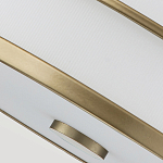 Потолочный светильник с белым матовым абажуром в металлическом каркасе Feiss варинант исполнения - 4 | Loft Concept в Липецке