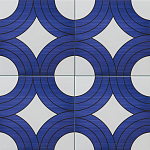 Дизайнерская плитка с узором Восьмерки варинант исполнения - 1 | Loft Concept в Липецке