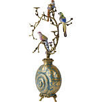 Бронзовый подсвечник Птичий рай Flora варинант исполнения - 4 | Loft Concept в Липецке