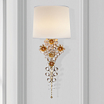 Бра с цветочным основанием и тканевым абажуром Tugella Flower Lamp варинант исполнения - 2 | Loft Concept в Липецке