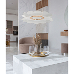 Люстра с прозрачным волнистым плафоном в форме цветка Ethereal Bloom варинант исполнения - 12 | Loft Concept в Липецке