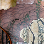 Обои ручная роспись Willow & Waves Original colourway on Edo painted Xuan paper with antiquing варинант исполнения - 2 | Loft Concept в Липецке