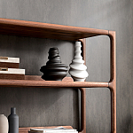 Стеллаж в гостиную для книг Moon Walnut Furniture варинант исполнения - 6 | Loft Concept в Липецке