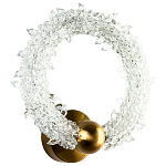 Бра кольцо с кристаллами из хрусталя Gilbertine Crystals Ring Wall Lamp варинант исполнения - 1 | Loft Concept в Липецке