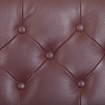 Диван из натуральной кожи на 4-х деревянных ножках из массива бука Chloe Leather Seating vine варинант исполнения - 5 | Loft Concept в Липецке