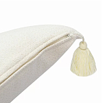 Подушка с цветочным принтом и кисточками Blooming Elegance Harper варинант исполнения - 3 | Loft Concept в Липецке