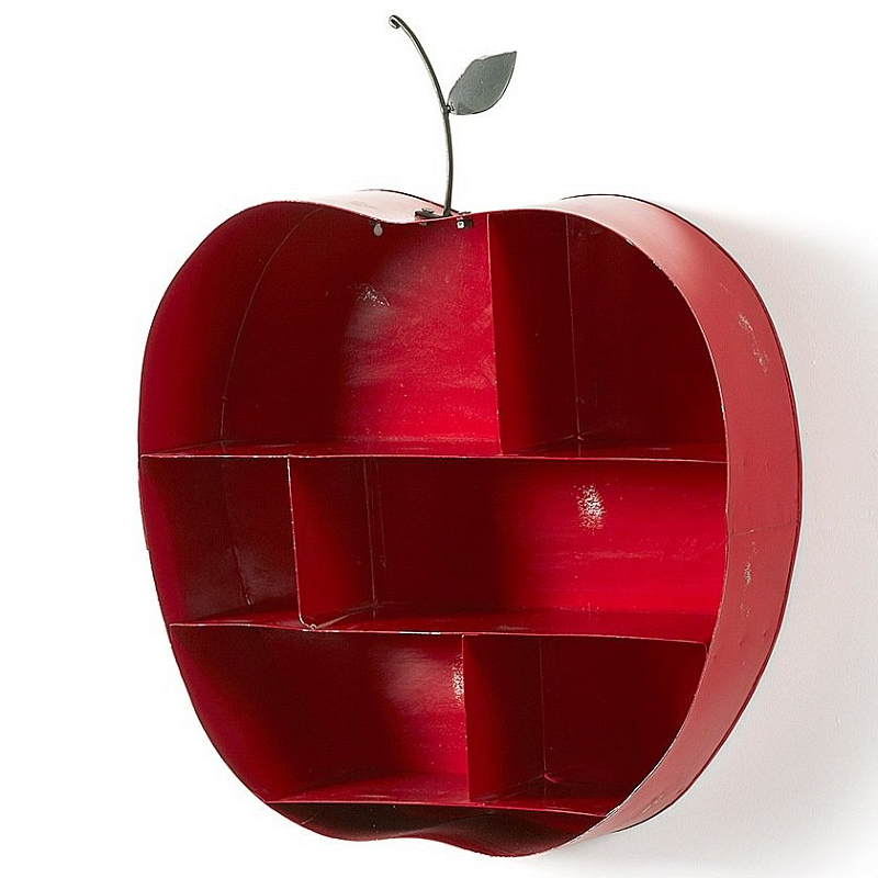 Полка Red Apple Красный Полка Red Apple Красный в Липецке | Loft Concept