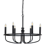 Люстра круглая с 6-ю лампами Kichler варинант исполнения - 1 | Loft Concept в Липецке