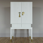 Кабинетный шкаф Elsa Dreams White с 2-мя ящиками варинант исполнения - 5 | Loft Concept в Липецке