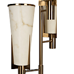 Торшер на три лампы с расцветкой под мрамор на матовом металлическом основании Elegant Classic Light варинант исполнения - 2 | Loft Concept в Липецке