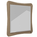Зеркало квадратное c деревянной рамой из массива дуба Tasteful Furniture варинант исполнения - 1 | Loft Concept в Липецке