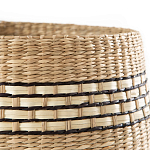 Круглая корзина из плетеного тростника Marjani Wicker Basket варинант исполнения - 2 | Loft Concept в Липецке