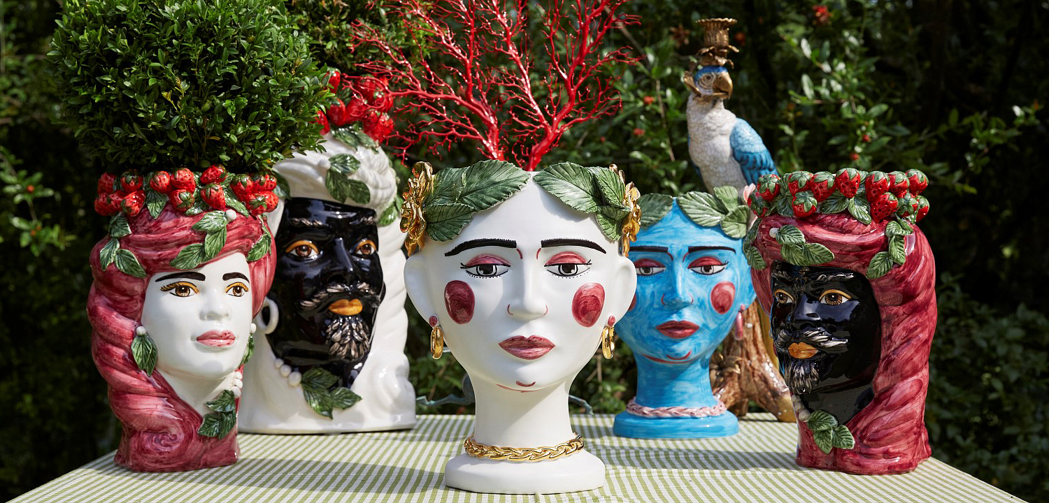 Ваза VASE STRAWBERRIES HEAD LADY BIG White Ваза VASE STRAWBERRIES HEAD LADY BIG White - Loft-Concept в Липецке