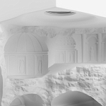 Встраиваемый в стену гипсовый светильник под покраску в античном стиле Antiquity Athena варинант исполнения - 10 | Loft Concept в Липецке