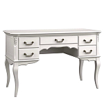 Стол рабочий белый из массива бука с 5-ю ящиками White Provence варинант исполнения - 1 | Loft Concept в Липецке