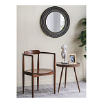 Зеркало круглое с текстурированным дизайном рамы Helios варинант исполнения - 5 | Loft Concept в Липецке