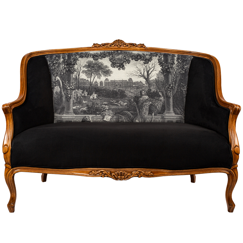 Диван Monceau Sofa Коричневый Черно-белый Диван Monceau Sofa Коричневый Черно-белый в Липецке | Loft Concept