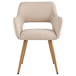 Стул в рогожке бежевого цвета NEASAN STOOL варинант исполнения - 2 | Loft Concept в Липецке