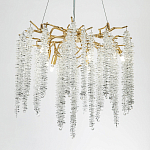 Люстра с декором в виде ветвей с хрустальными подвесками Fairytree Gold Crystal Chandelier 6 варинант исполнения - 4 | Loft Concept в Липецке