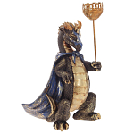 Подсвечник в виде дракона Dragon candlestick Gold Blue варинант исполнения - 1 | Loft Concept в Липецке