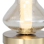 Настольная лампа светодиодная с волнообразным стеклянным плафоном Amphora of Light варинант исполнения - 4 | Loft Concept в Липецке