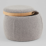 Пуф-трансформер Люкке с крышкой серый варинант исполнения - 2 | Loft Concept в Липецке