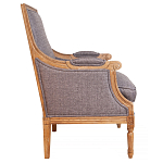 Кресло William Classical Armchair grey flax варинант исполнения - 1 | Loft Concept в Липецке