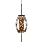 Подвесной светильник с гирляндой внутри стеклянного плафона Garland Glass Hanging Lamp варинант исполнения - 1 | Loft Concept в Липецке