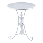 Столик белый кованный в прованском стиле Vaucluse варинант исполнения - 1 | Loft Concept в Липецке