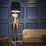 Лампа MANNEQUIN LAMP с абажуром модельный позинг варинант исполнения - 2 | Loft Concept в Липецке