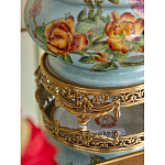 Ваза с птичкой из фарфора с бронзовыми элементами Garden of Eden варинант исполнения - 10 | Loft Concept в Липецке